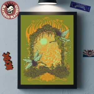 Billy Strings Dublin Ireland 2025 Concert Poster At National Stadium On 12 October 2025 Home Decor Poster Canvas