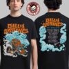 Billy Strings Fall 2025 Tour North American Merch Steering Wheel Tee They Say Heaven Knows The Road Is Slow T-Shirt