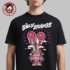 Billy Strings Fall Europe Tour 2025 Merch When In Doubt Billy Strings The Frogs Art With Dates Back Two Sided T-Shirt