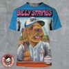 Billy Strings Breast Cancer Awareness Exclusive Fall Tour 2025 North American Mushroom Tee with Dates Tie Dye T-Shirt