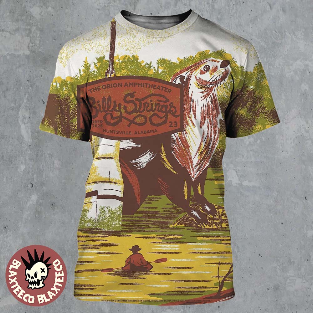 Billy Strings Huntsville Alabama 2025 Night 1 Gig Poster At The Orion Amphitheater On October 23 2025 All Over Print Shirt Billy Strings Huntsville Alabama 2025 Night 1 Gig Poster At The Orion Amphitheater On October 23 2025 All Over Print Shirt