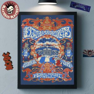 Billy Strings London UK 2025 Venue Poster At Royal Albert Hall On October 10 2025 Home Decor Poster Canvas