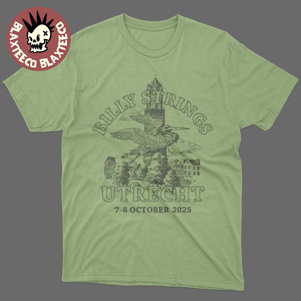 Billy Strings Utrecht Netherlands 2025 Exclusive Tee On October 7-8 2025 Fall Europe Tour T-Shirt