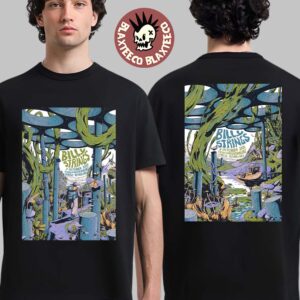 Billy Strings Utrecht Netherlands 2025 Night 1 And 2 Combined Poster At Tivolivredenburg On October 7 And 8 2025 Two Sided T-Shirt