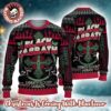 Black Sabbathh Ozzy Osbourne Dracula Snow Blind Satan Star Black And Purple Knitted Ugly Christmas Sweater