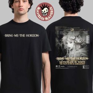 Bring Me the Horizon Ascension Program 2 As It Was Written EVE Was Sent Down Unto Mankind North American City Dates Two Sided T-Shirt