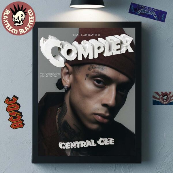 Central Cee Graces The Cover Of Complex Cover Star 2025 Complexcon Special Edition Home Decor Poster Canvas