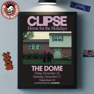 Clipse Home For The Holidays At The Dome In Virginia Beach VA On December 26 And 27 2025 Home Decor Poster Canvas