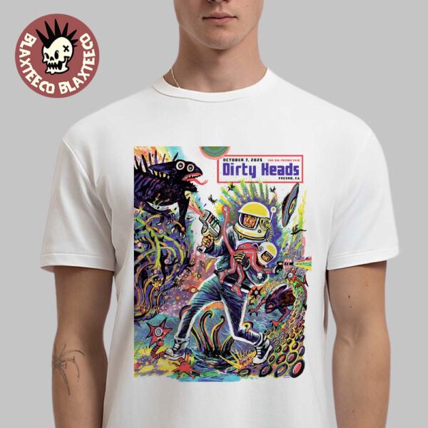 Dirty Heads Fresno California 2025 Gig Poster At The Big Fresno Fair On October 7 2025 Classic T-Shirt