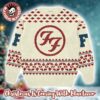 Foo Fighters Band Members Wearing FF Sweater Holiday Style 2025 Ugly Christmas Sweater
