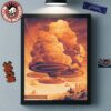 Goose Richmond Virginia 2025 Gig Poster At Allianz Amphitheater At Riverfront On October 2-3 2025 Art By The Grass Pot Landscape Poster Canvas