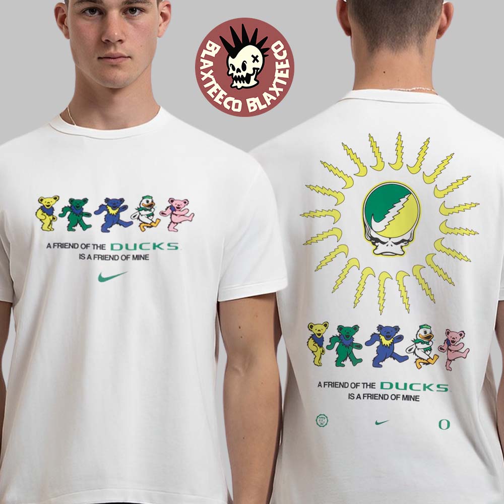 Grateful Dead X Oregon Ducks X Nike Friend Of The Ducks Two Sided T-Shirt Grateful Dead X Oregon Ducks X Nike Friend Of The Ducks Two Sided T-Shirt