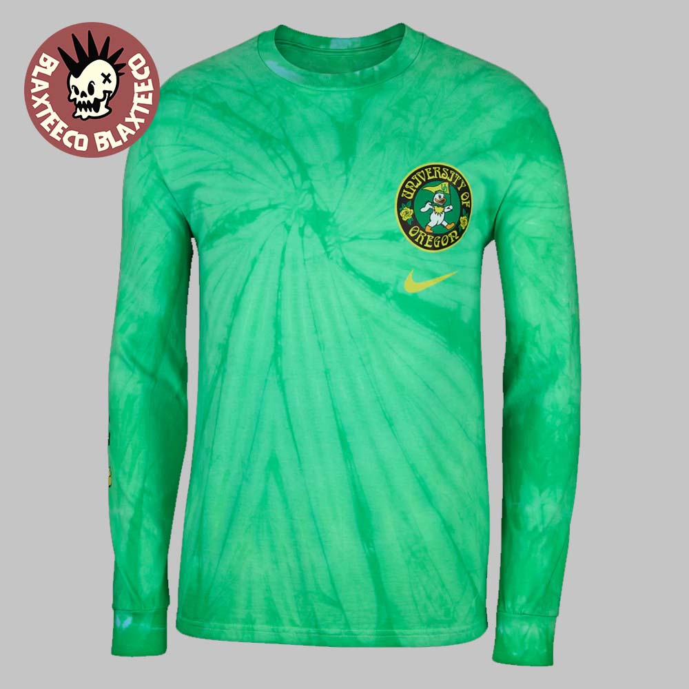 Grateful Dead X Oregon Ducks X Nike Grateful Duck Long Sleeve T-Shirt Grateful Dead X Oregon Ducks X Nike Grateful Duck Long Sleeve T-Shirt