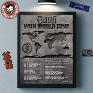 Gunna Wun World Tour North America 2025 Africa And Europe UK 2026 Schedule Dates Home Decor Poster Canvas