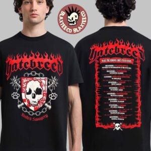Hatebreed United Savagery Make The Demons Obey Tour 2025 Dates Back Two Sided T-Shirt