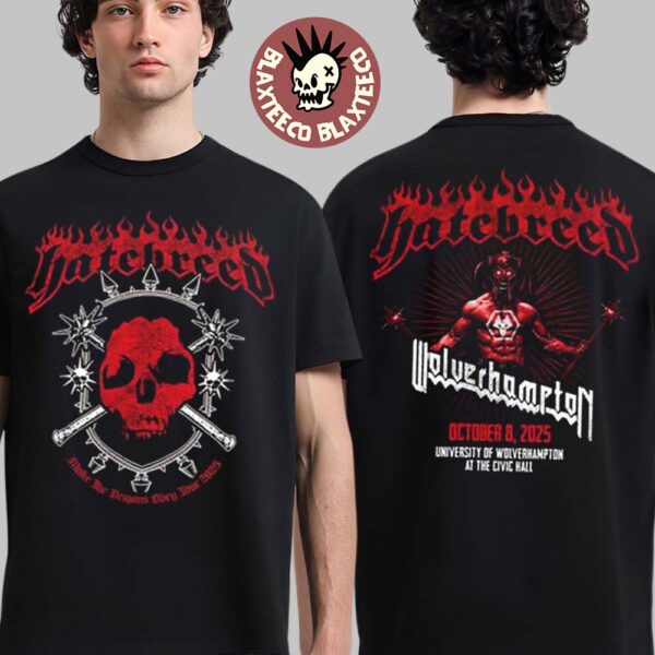 Hatebreed Wolverhampton UK 2025 Merch Tee At University Of Wolverhampton At The Civic Hall On October 8 2025 Make The Demons Obey Tour T-Shirt
