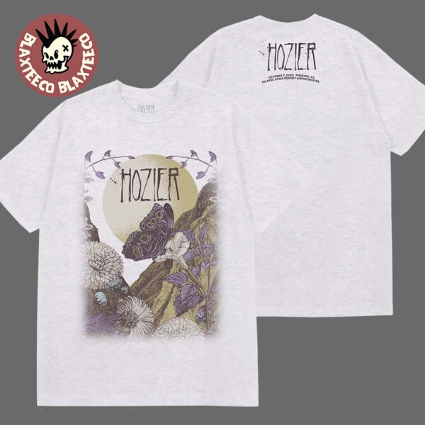 Hozier Phoenix Arizona 2025 Show Tee At Talking Stick Resort Amphitheatre On October 7 2025 Two Sided T-Shirt