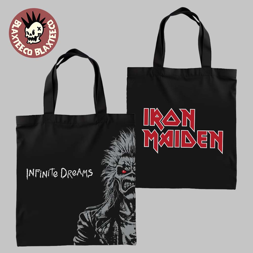 Iron Maiden Infinite Dreams The Official Visual History Tote Bag Iron Maiden Infinite Dreams The Official Visual History Tote Bag