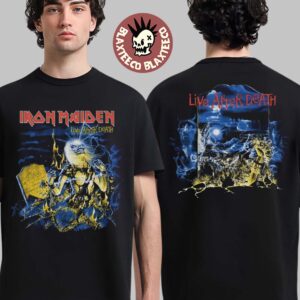 Iron Maiden Life After Death 40th Anniversary Zoombie Eddie Two Sided T-Shirt