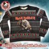 Iron Maiden The Number Of The Beast With Band Member Photo Ugly Christmas Sweater