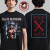 Iron Maiden The X Factor 30th Anniversary Someone Somewhere Is Frying Tonight FC Exclusive Two Sided T-Shirt Iron Maiden The X Factor 30th Anniversary Someone Somewhere Is Frying Tonight FC Exclusive Two Sided T-Shirt