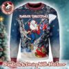 Iron Maiden The Trooper Text Holiday Red Knitted Ugly Christmas Sweater