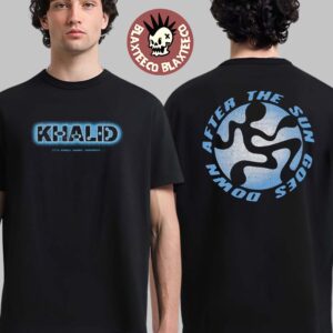 Khalid After The Sun Goes Down Merch Logo Two Sided Black T-Shirt
