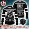 Kiss Band 50 Years Tour Xmas Holiday Style Gift For Fans Christmas Ugly Sweater