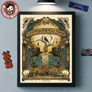 Leftover Salmon Baltimore Maryland 2025 Event Poster Halloween At Nevermore Hall On October 31 And November 1 2025 Decor Poster Canvas Leftover Salmon Baltimore Maryland 2025 Event Poster Halloween At Nevermore Hall On October 31 And November 1 2025 Decor Poster Canvas