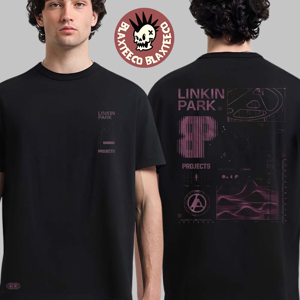 Linkin Park Brooklyn Projects 2025 Frequency Black T-Shirt Linkin Park Brooklyn Projects 2025 Frequency Black T-Shirt