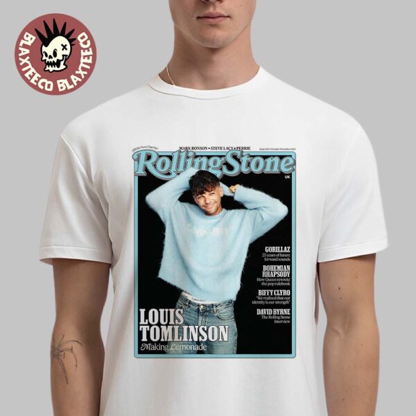Louis Tomlinson Graces The Cover Of Rolling Stone UK Magazine Louis Tomlinson Making Lemonade Issue 024 October November 2025 T-Shirt