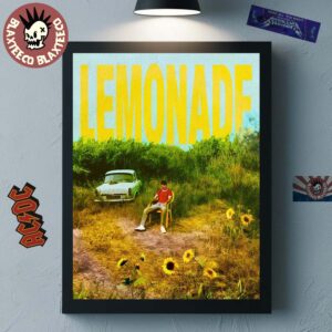 Louis Tomlinson Lemonade Single Cover Art Home Decor Poster Canvas
