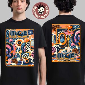 MOE Brooklyn New York 2025 Night 1 And 2 Combined Venue Poster At Brooklyn Bowl On October 9 And 10 2025 Two Sided T-Shirt
