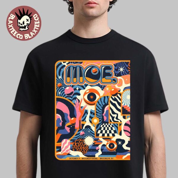 MOE Brooklyn New York 2025 Night 1 Venue Poster At Brooklyn Bowl On October 9 2025 T-Shirt