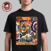 MOE Brooklyn New York 2025 Night 1 And 2 Combined Venue Poster At Brooklyn Bowl On October 9 And 10 2025 Two Sided T-Shirt