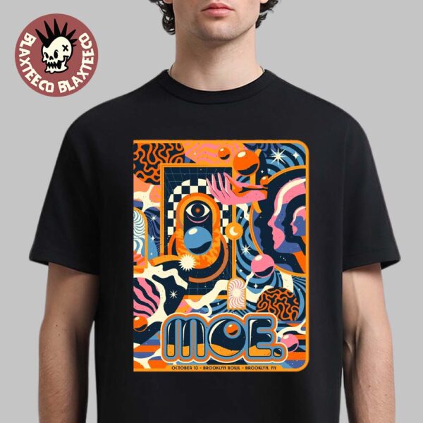MOE Brooklyn New York 2025 Night 2 Venue Poster At Brooklyn Bowl On October 10 2025 T-Shirt