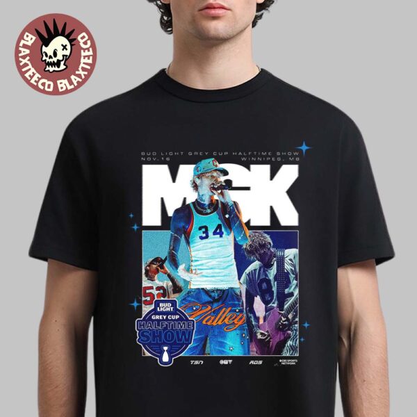 Machine Gun Kelly MGK Headline The 112th Grey Cup Halftime Show In Winnipeg On November 16 2025 T-Shirt