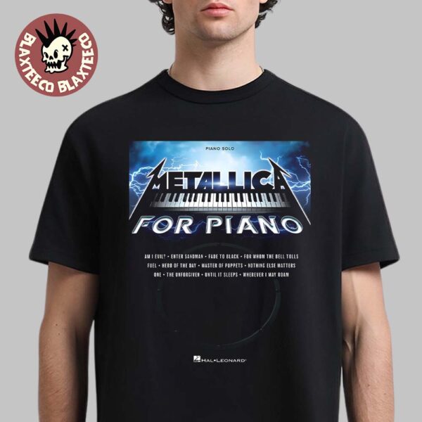 Metallica For Piano Solo Book Cover T-Shirt