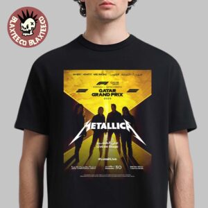 Metallica Live On Stage Formula 1 Qatar Grand Prix 2025 Unisex T-Shirt