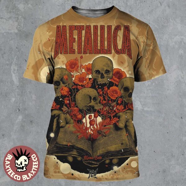 Metallica Load Remastered Mama Said Inspired Screen Printed Poster All Over Print Shirt