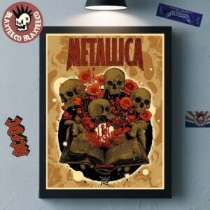 Metallica Load Remastered Mama Said Inspired Screen Printed Poster Home Decor Canvas
