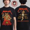 Metallica M72 Perth 2025 Pop Up Shop Event Tee By Ken Taylor For Australia At Optus Stadium On 1st November 2025 The Skeleton Knight Two Sided T-Shirt