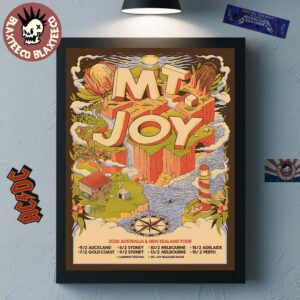 Mt Joy 2026 Australia And New Zealand Tour Schedule Dates Home Decor Poster Canvas