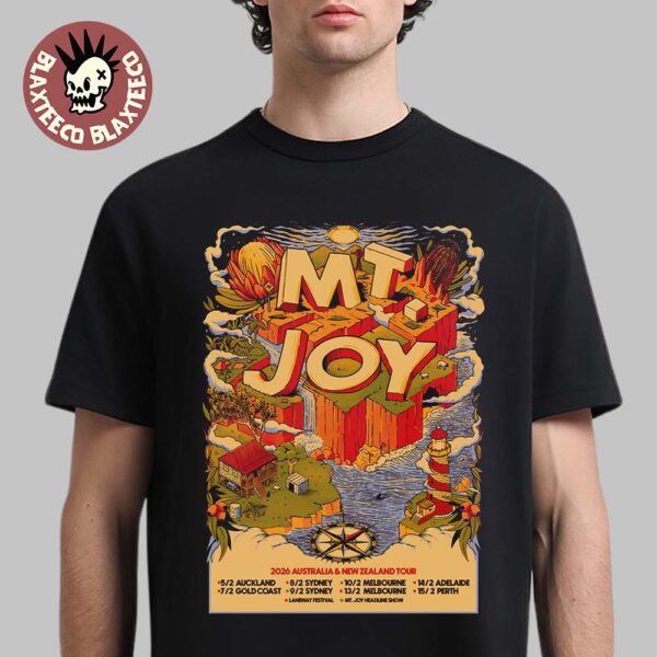 Mt Joy 2026 Australia And New Zealand Tour Schedule Dates Premium T-Shirt