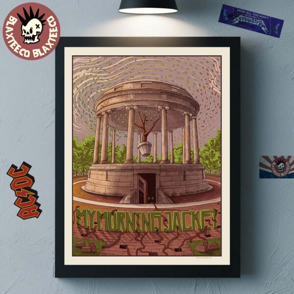 My Morning Jacket Boston MA 2025 Event Poster At MGM Music Hall At Fenway On October 13 2025 Parkman Bandstand Art Home Decor Poster Canvas