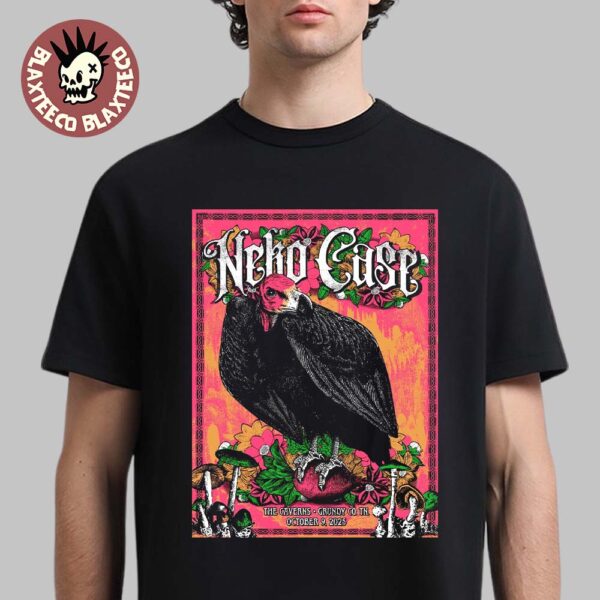 Neko Case Grundy CO Tennessee 2025 Event Poster At The Caverns On October 9 2025 Unisex T-Shirt