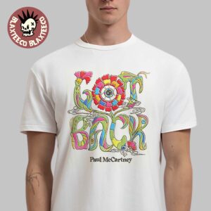 Paul McCartney Got Back 2025 Floral Tour Logo T-Shirt