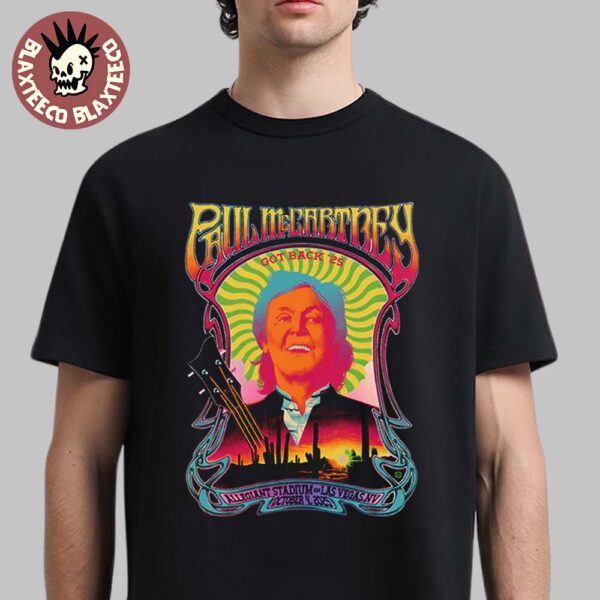 Paul McCartney Got Back 2025 Las Vegas Event Tee At Allegiant Stadium On October 4 2025 Unisex T-Shirt