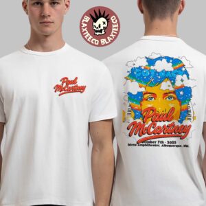 Paul McCartney Got Back 25 Albuquerque New Mexico 2025 Event Tee At Isleta Amphitheater On October 7 2025 Two Sided T-Shirt