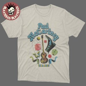 Paul McCartney Got Back Tour 2025 Merch Wings And Icon T-Shirt